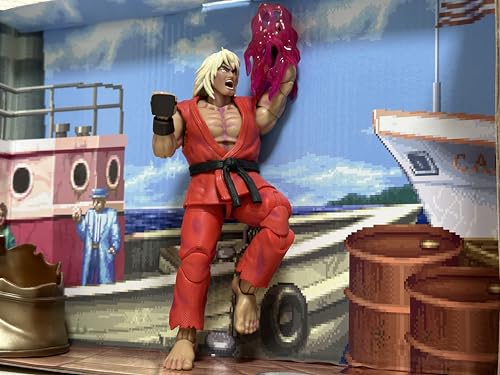 Jada Toys JD35552 Street Fighter II: Violent Ken 1/12 Scale Action Figure [Parallel Import]