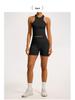 Women’s Seamless Racerback Yoga Tank Top – Belly Covering Fitness Sports Apparel