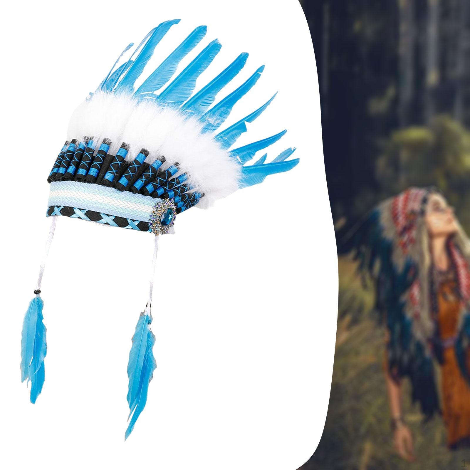 

Головной убор коренных американцев, повязка на голову для сценического выступления, ролевой игры