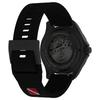 [Timex] Tiburn Black Dial Automatic 200m Water Resistant TW2W21100 Stainless Steel Rubber