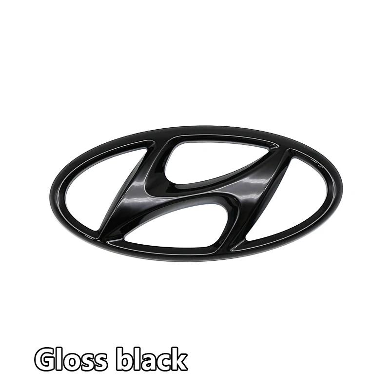 3D ABS Car Front Grille Trunk Logo Sticker Trunk Logo For Hyundai I10 Elantra Getz Sonata XG Terracan Coupe Trajet Matrix Emblem XX1