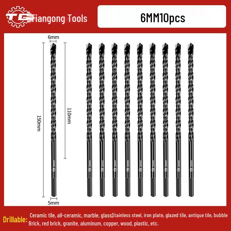Tiangong Triangular Alloy Tile & Concrete Drill Bit