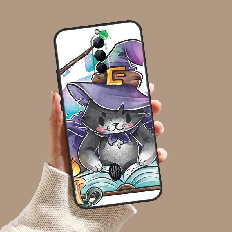 Magic cat The Witches Case For ZTE Nubia Red Magic 10 10S 9S 8S 8 9 11 Pro Plus 6 7 6S 7S Pro 5G 6R 10 Air Cover