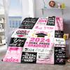 2026 New Arrivals 1pc 2024 Graduation Gift - Soft Flannel Throw Blanket, Cozy And Warm for Couch, Bed, Office, And Travel - Versatile All-Season Gift