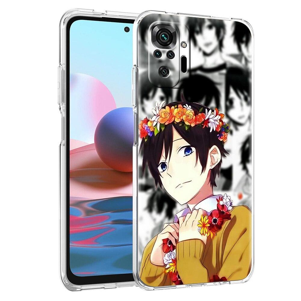 

Чехол для телефона Xiaomi Redmi Note 9S 9 8 10 Pro 7 8T 9C 9A 8A K40 Мягкий силиконовый кристально чистый чехол Horimiya Miyamura Izumi Anime Redmi 8