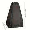 Galvanized Steel Pop-Up Privacy Tent 4-Season Portable Foldable Shower Toilet Tent for Camping Hiking Outdoor Travel Changing