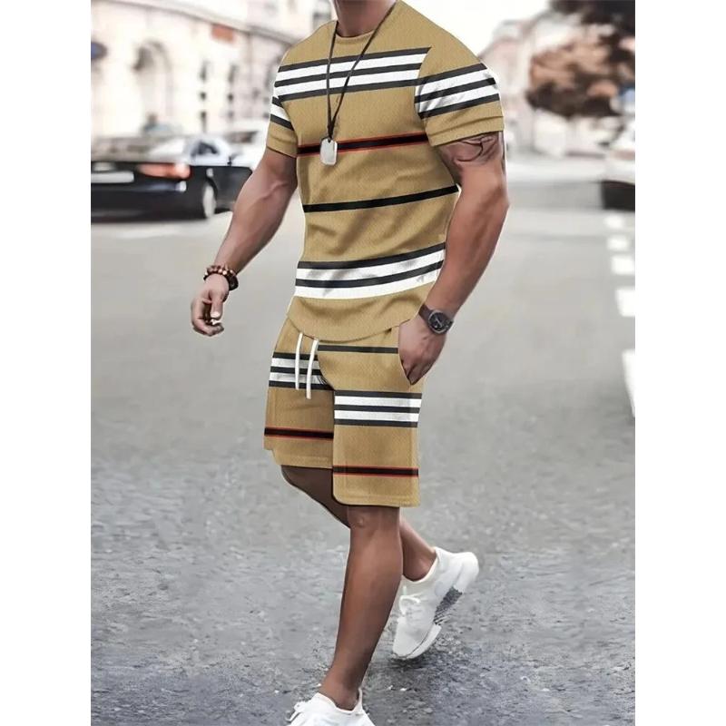 Comfortable Loose Short-sleeved Fashion Versatile Top Crew Neck Sport Wear Men’s XS