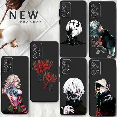 Japanse anime Tokyo Ghoul Japan Case voor Samsung Galaxy A22 A21s A51 4G A71 A72 A11 A52 5G A12 A13 A32 Zwarte Siliconen Hoes