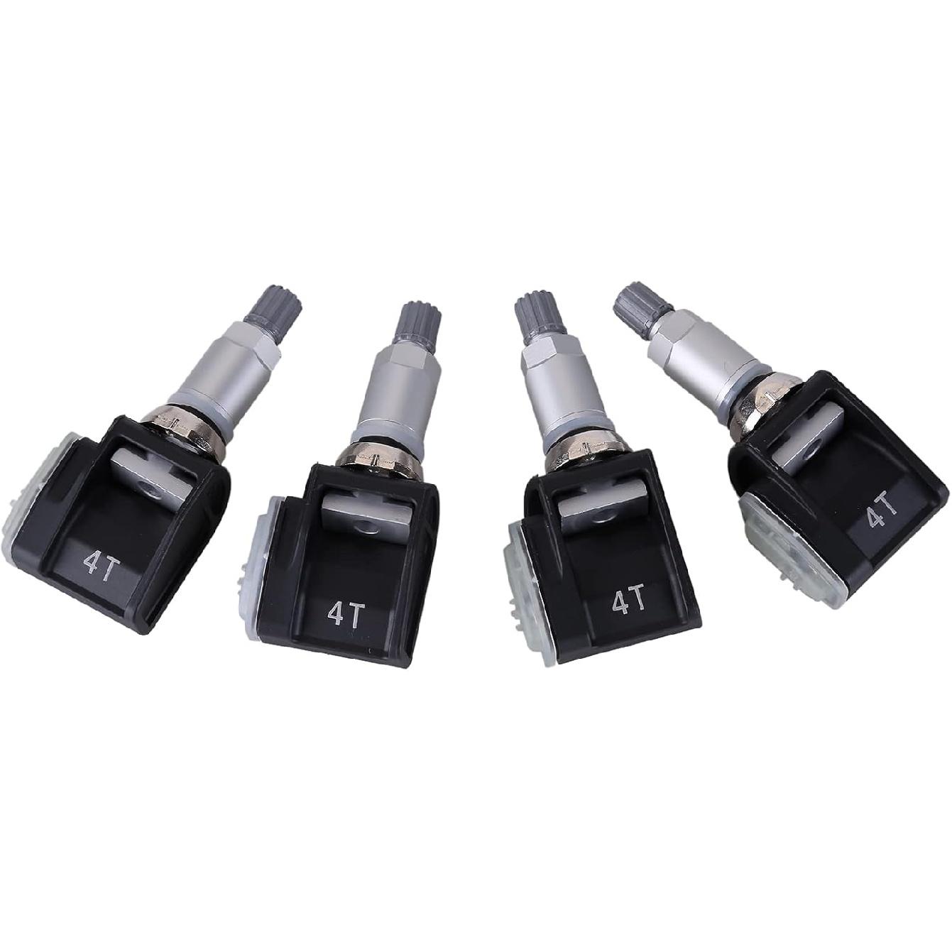 84152501 Tire Sensor, 4PCS TPMS Tire Pressure Sensors Compatible with Chevy GM P/N 84152501 TPMS Sensors Trailer Tire Pressure Sensor 84338125 433MHz