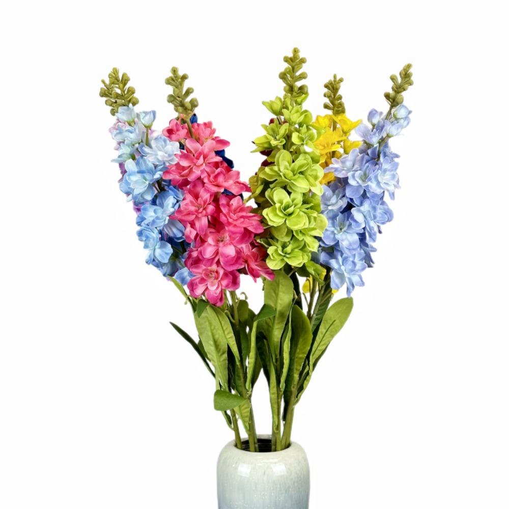 Silk Artificial Hyacinth 85CM Artificial Flowers Fake Violet Flower  for Home Wedding Decor