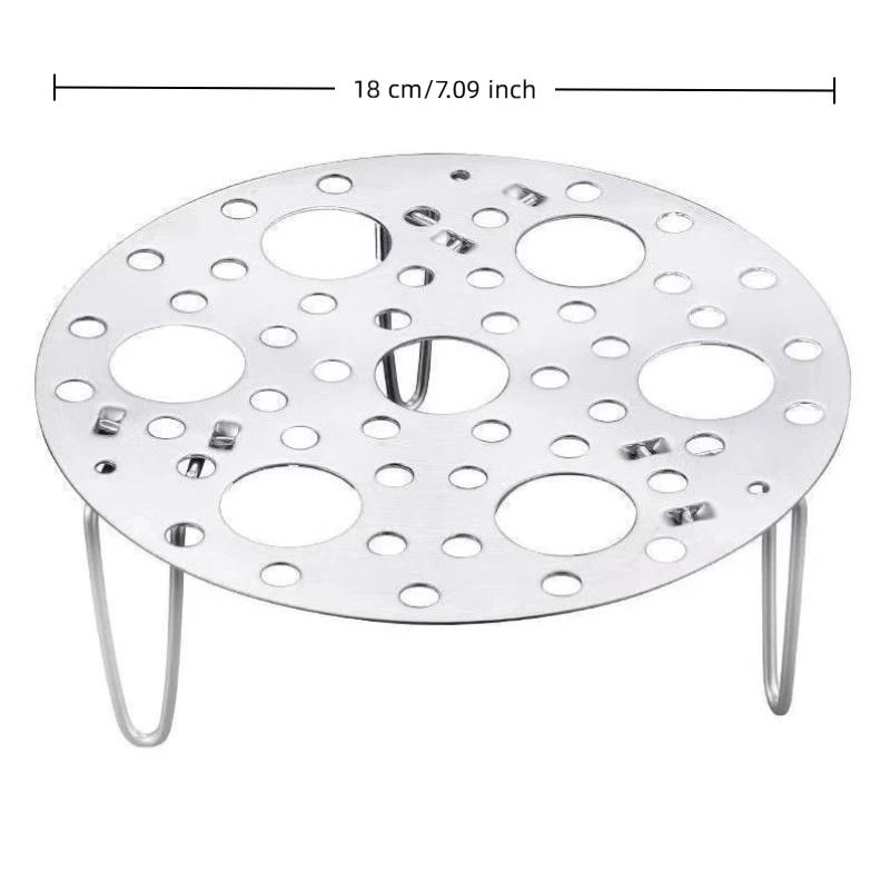 Stainless Steel Egg Steaming Rack Foldable Telescopic Multipurpose For Home Steam Eggs Buns Dumplings