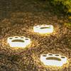 1/2/4Pcs LED Solar Cat's Paw Lights Outdoor Waterproof Solar Lights Courtyard Garden Lighting Villa Yard Decor Solar Lawn Lamp