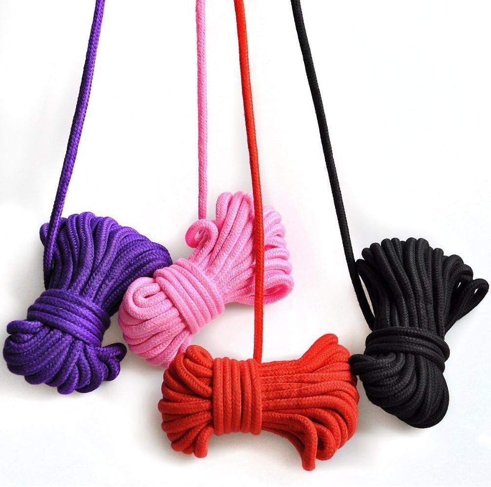 Cotton Rope Slaves Play Fetish  Femdom Bondage Soft Rope Couples Training Adult Game Self Bondage Sex Dice Pen Sexy Toys