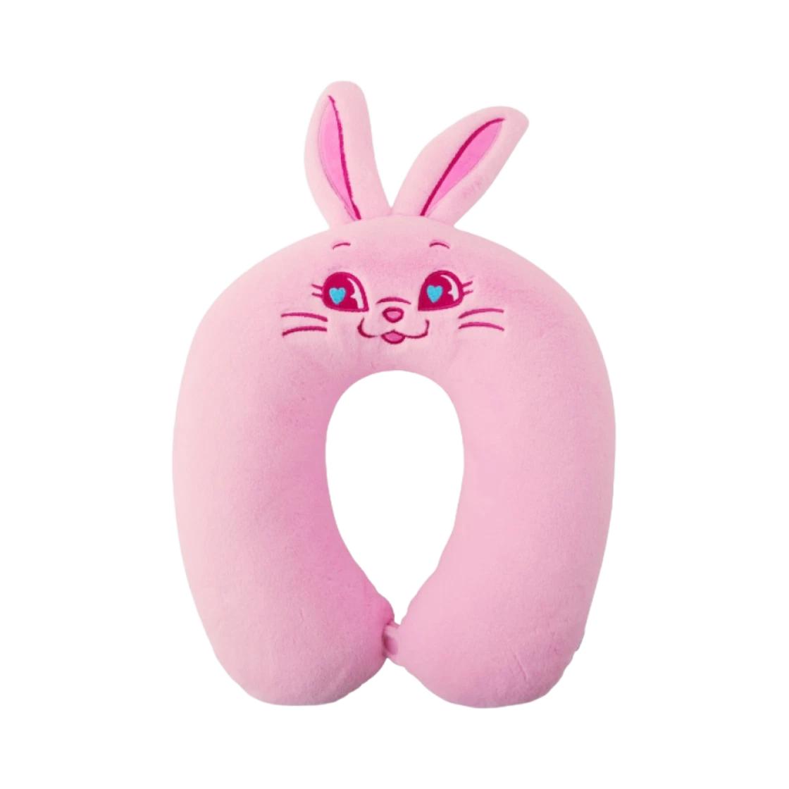 NewJeans Tokki Plush Neck Pillow Pink ONE SIZE