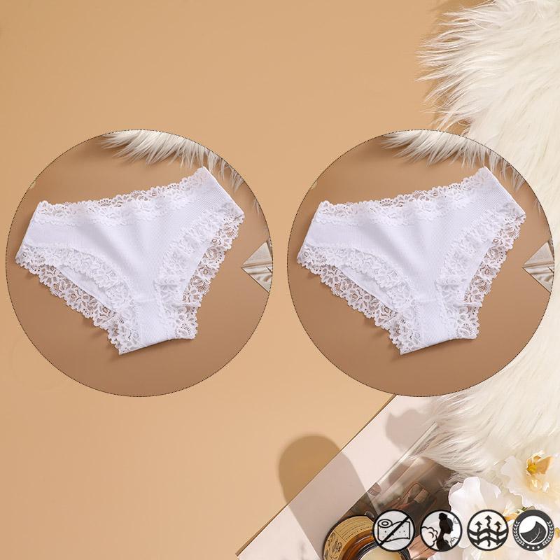 2 Teile/satz Baumwolle Unterwäsche Für Frauen Sexy Spitze Gerippt Floral Thongs Weibliche Atmungsaktive Feste T-back Bikini S-XL Sexy spitze Höschen