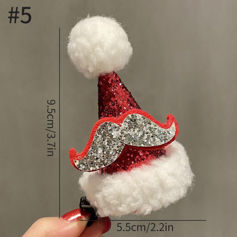 Christmas Hair Clip Christmas Tree Hat Santa Claus Cosplay Headband Xmas Hairband Festival Photograph Props Hair Accessories