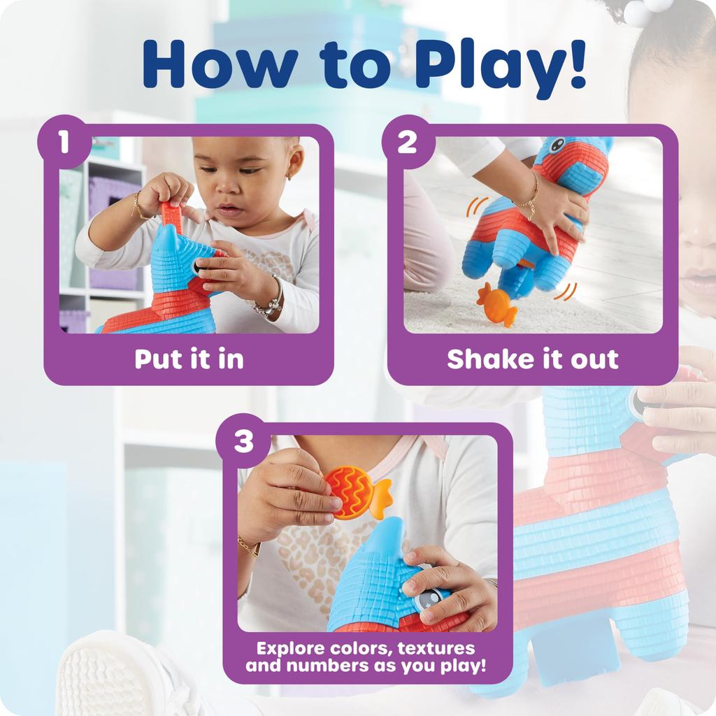 Learning Resources Finger Number Matching Educational Authentic Piñata Piano, Exercise, Game, Game, Toy, LER9135,
