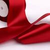 25Yards/roll 75mm Single Face Satin Ribbon Webbing Decoration Gift Christmas Ribbons Table and Chair Backrest DIY Decoration Bow
