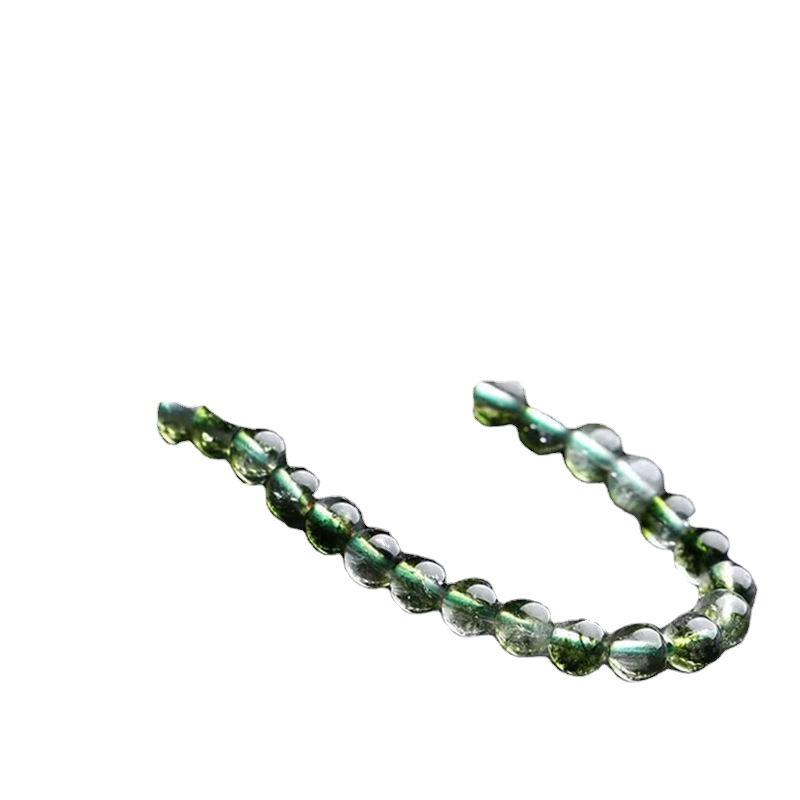 6Millimeter burst crystal bracelet, multi-strand, unisex, each piece is unique