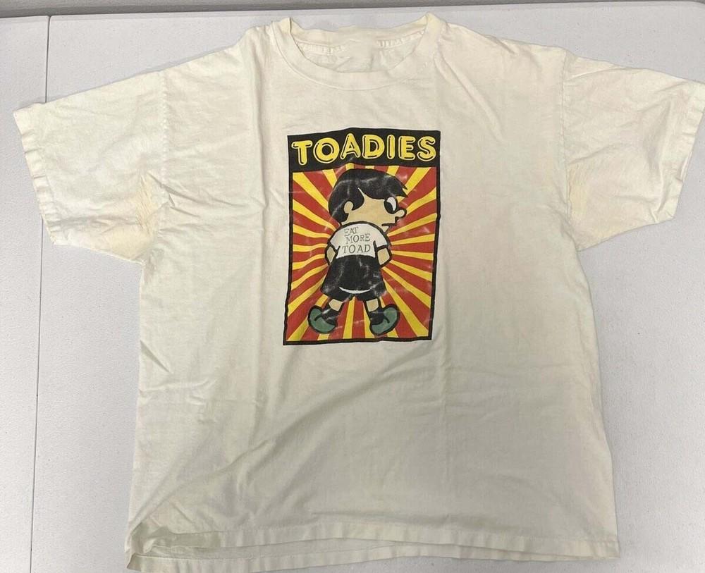 

Toadies Band White Color Cotton Full Size Shirt BL790 XL