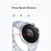 Bracelet 18mm pour Huawei GT6 5 41mm Sport Respirant Pression-Libération Rapide Hommes Femmes Bracelet Poignet en Fluororubber pour Huawei GT5 4 41mm