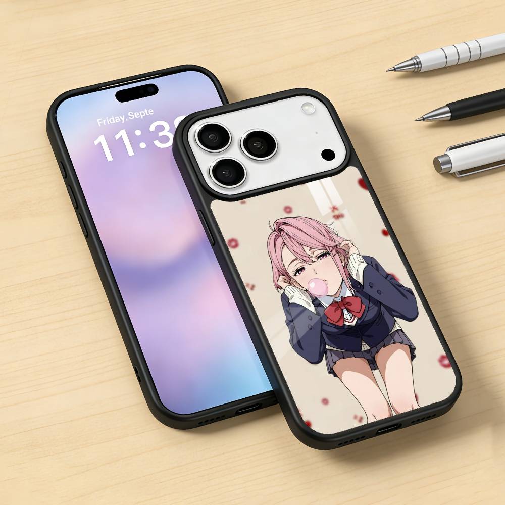 Hot Anime Dan Da Dan Phone Case Magnetic For iPhone17 16 15 14 13 12 Pro Max For Magsafe Wireless Charging Cover