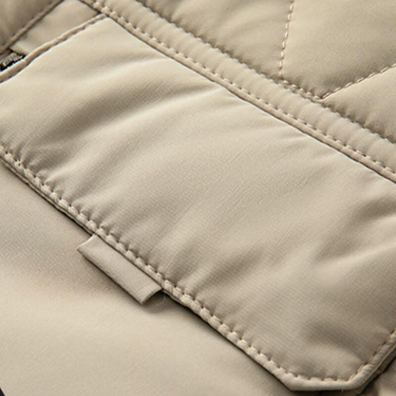 Pierre Cardin Men's Business Casual Lapel Padded Jacket