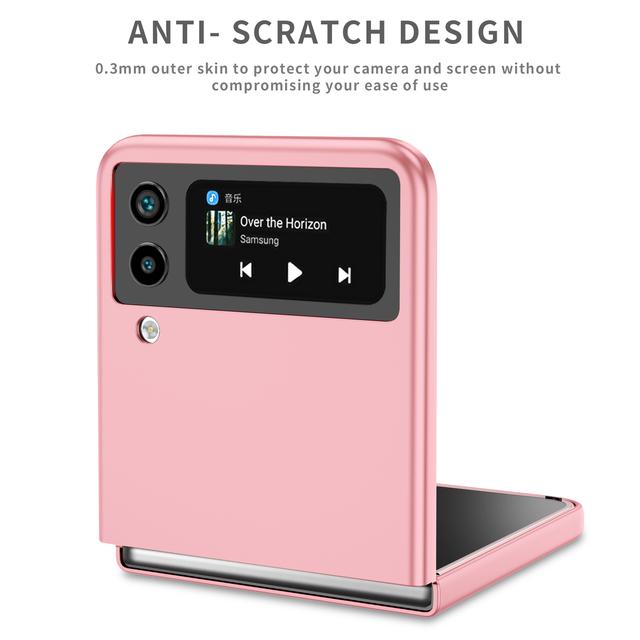 

Модный тонкий жесткий чехол против пота для Samsung Galaxy Z Flip 4 5g Flip4 Flip3 Flip 3 Zflip4 Противоскользящая сумка для мобильного телефона for Samsung Z Flip 3 розовый