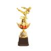 Martial Arts Gold Trophy Awards Plastic Model Gold Man Small Prize Cup Taekwondo Competition Craft Souvenirs Winner Award