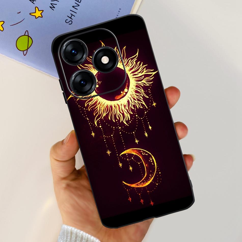 Phone Case For Tecno Spark 10 10C 2023 Fashion Flower Cat Butterfly Soft Silicone TPU Cases For Tecno Spark10 Spark10c KI5q KI5k