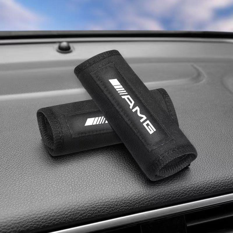 Car Interior Handle Protection Cover Roof Pull Gloves Car Styling For Mercedes Benz AMG GLE GLS GLC CLA GLB ML C500 C200 C300 W204 W206 W205 W212 W203