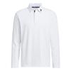 Solid Color Soft Knit Long Sleeve Polo Shirt Men Tops JM9538