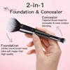 Makeup Foundation Brushes Double Ended Full Coverage Precision Detailing Cosmetics Brush Women Accessories