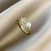 Temperament Simple Design Sense Niche Ring, Fashionable Personality High Sense Diamond Ring Women