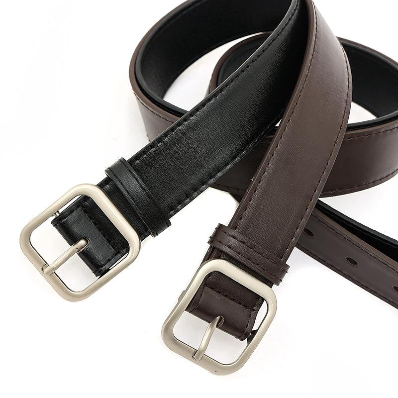 Women's New Trousers Belts for Women's Belts for Women's Belts for Black Brown Retro Fine Khaki Trendy Outfits
