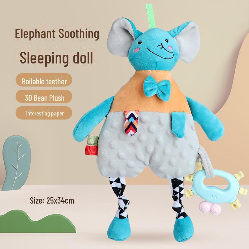 Cross-Border Baby Plush Animal Comfort Towel & Sleep Doll Toy