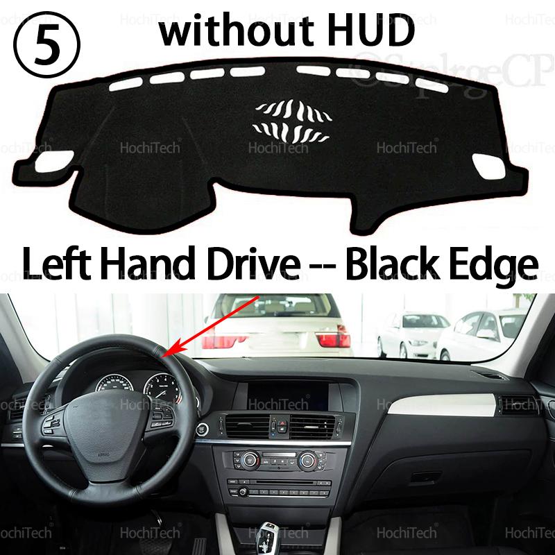 Dashboard Cover Avoid Light Anti-Slip Anti-dirty Mat Pad Sunshade Dashmat Protect for BMW X3 F25 2011-2017 2013 2014 2015 2016