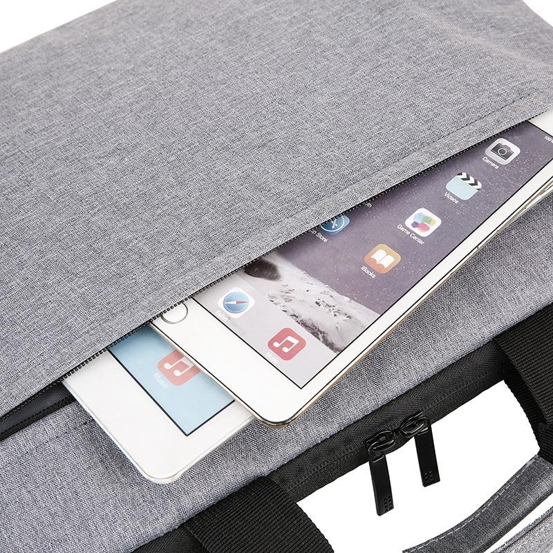 Laptop Bag, Minimalist File Bag, Messenger Briefcase, Wear-resistant and Earthquake-resistant Commuter Laptop Bag.