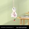 Totoro Ceramic Wind Chime Ornament - Cute Japanese Wall Decor for Girls' Bedroom