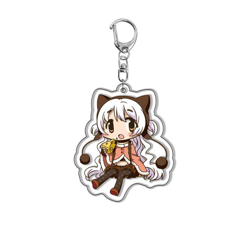 Anime Acrylic Keychain Puella Magi Madoka Magica Character Pendant Keyring for Bag Cosplay Gifts