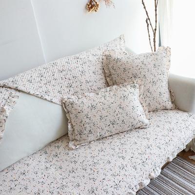 Vier Jahreszeiten Universal Baumwolle Floral Sofa Kissen Modern Schlicht Rutschfest Sofa Kissen Handtuch