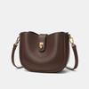 Women's New Saddle Bag, Crossbody Bag, High-end Leather Women's Bag, Versatile Underarm Single Shoulder Small Bag