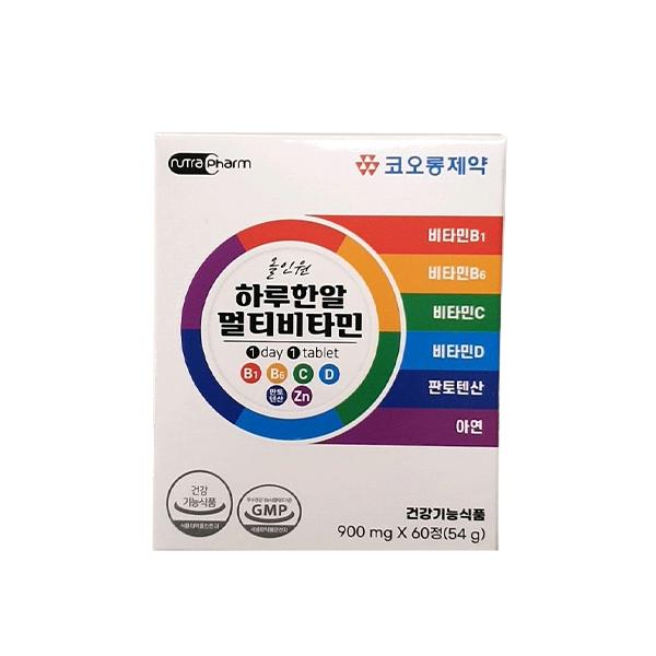 

Kolon Pharma All-in-One Multi-Vitamin 900mg x 60 Tablets