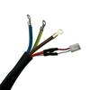 16A Temperature-Controlled Power Cord with Single Plug & TPE Ring Terminal, XH2.54 Connector, 0.3m, Black