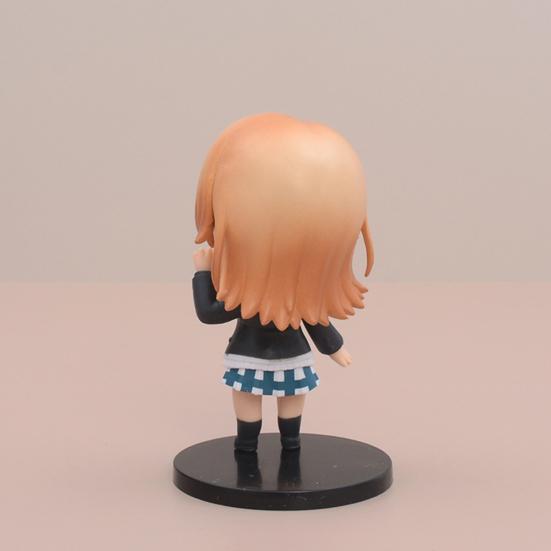 Animefigurer med baser Samlarobjekt Miniatyr Japan Animefigurer Girl Staty Models Hobby Collection