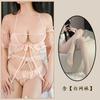 Sexy Underwear New Tenderness Perspective Exposed Chest Temptation Princess Split Nightdress Hanging Neck Three-point Hot Woman