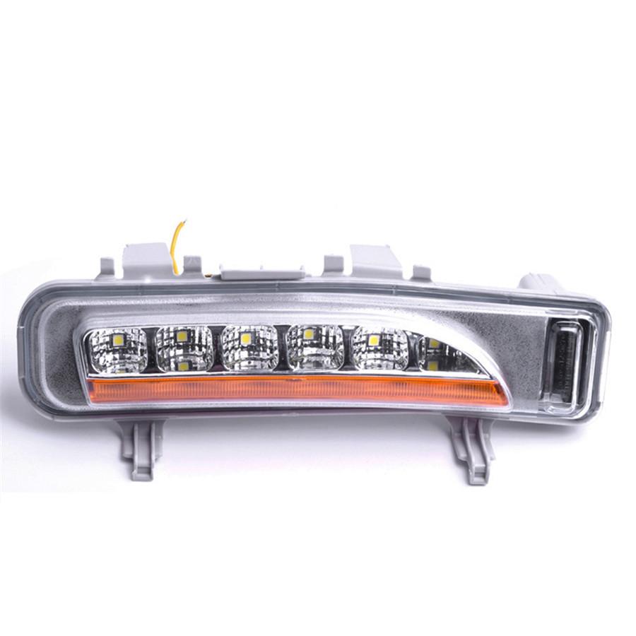 2PCS LH & RH LED SUV Fog Lamp Light DRL For Ford Edge 2011 2012 2013 2014 Turn Signal