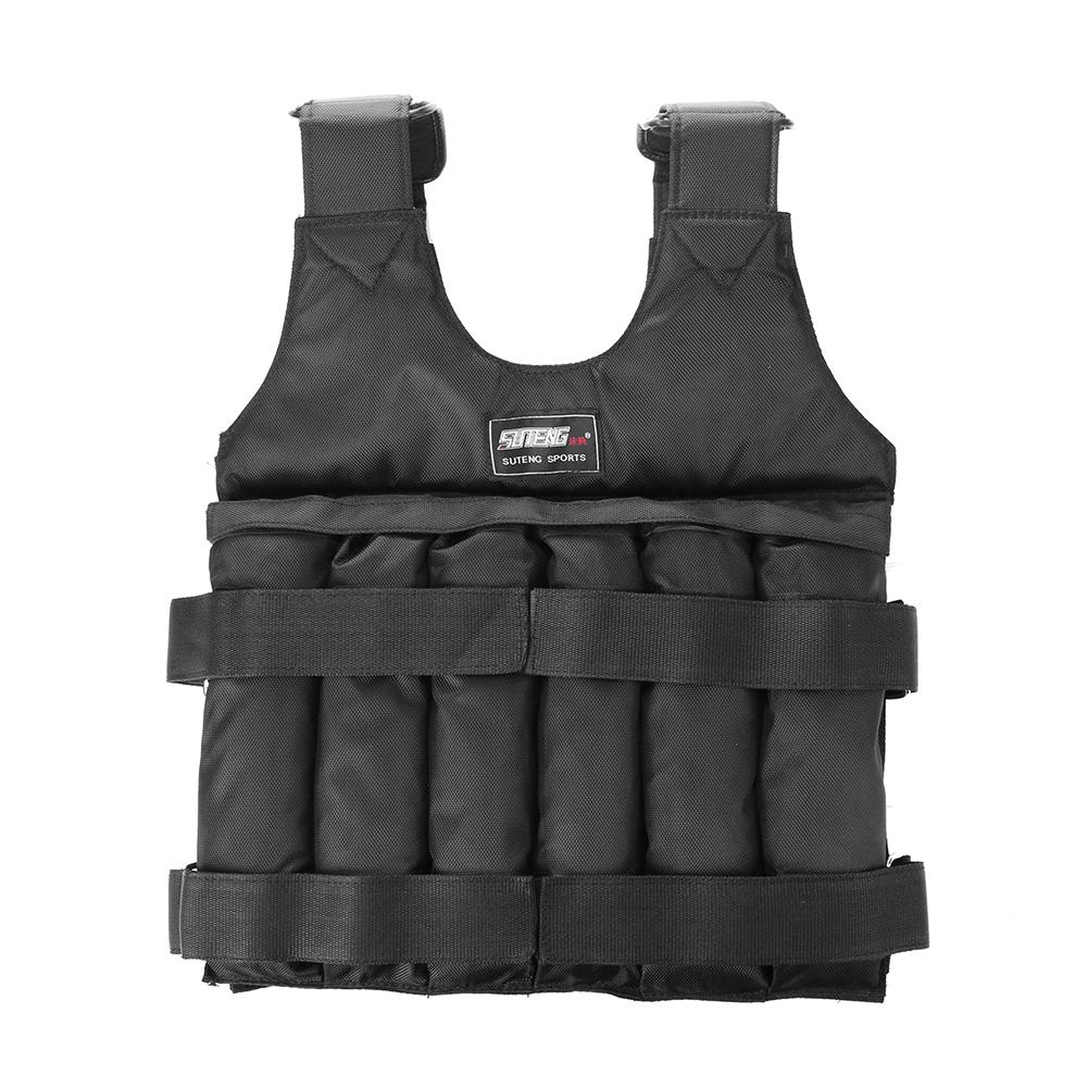 1-50kg Durable Loading Weighted Vest For Boxing Training Workout Fitness Equipment Adjustable Weight Training Exercise Waistcoat