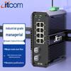 Aidicom Managed Industrial Ethernet Switch, 2x10G Fiber 8xGigabit Ports