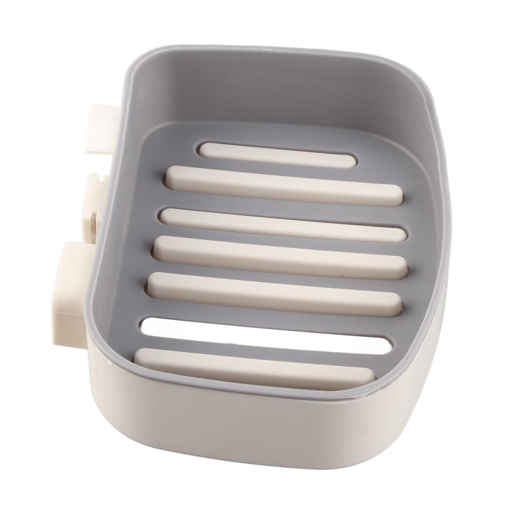 Bathroom Soap Dish Wall Mounted Plastic Soap Storage Plate Tray Organization Bathroom Accessories